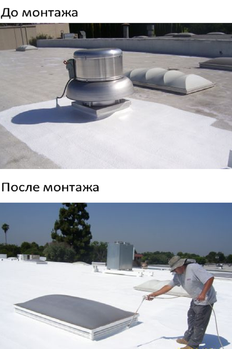 Может устанавливаться на любые виды поверхностей кровли